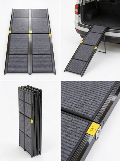 Pawtiva Pro-Grade Gentle Incline Dog Ramp