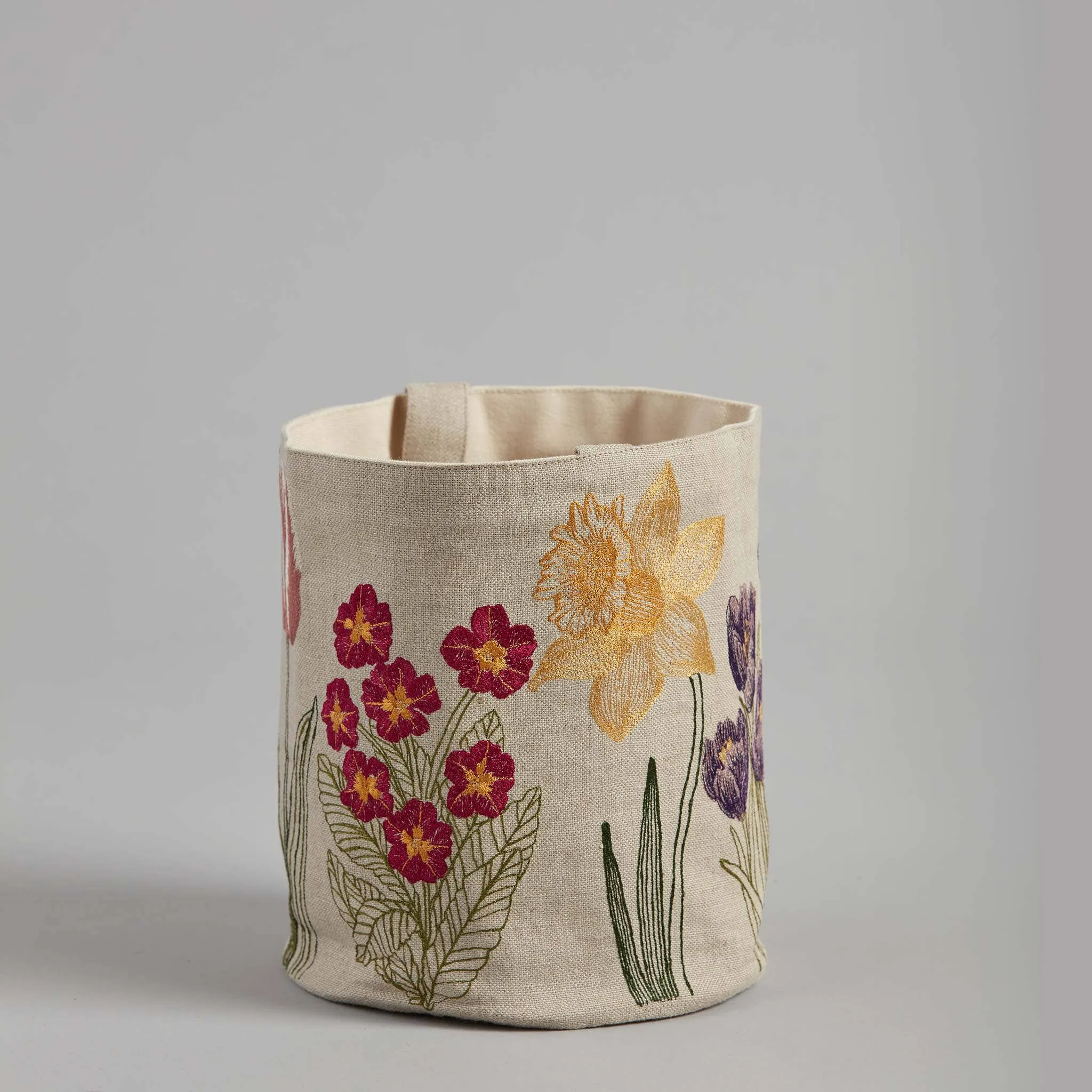 Blooms Linen Bucket