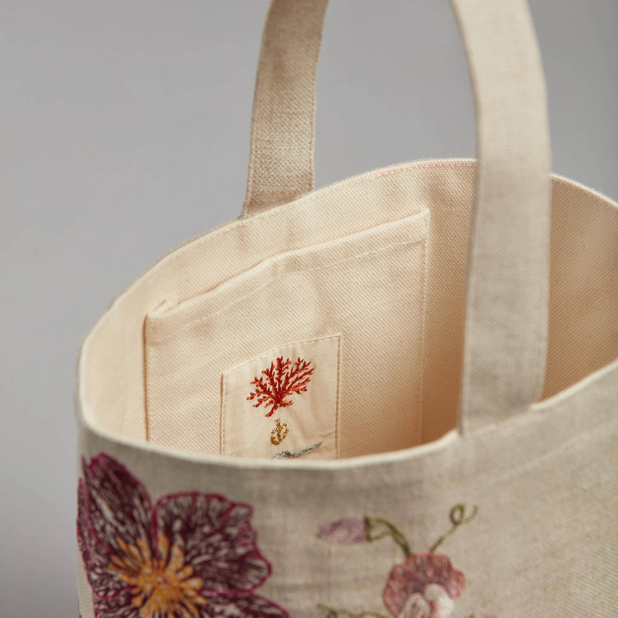 Blooms Linen Bucket