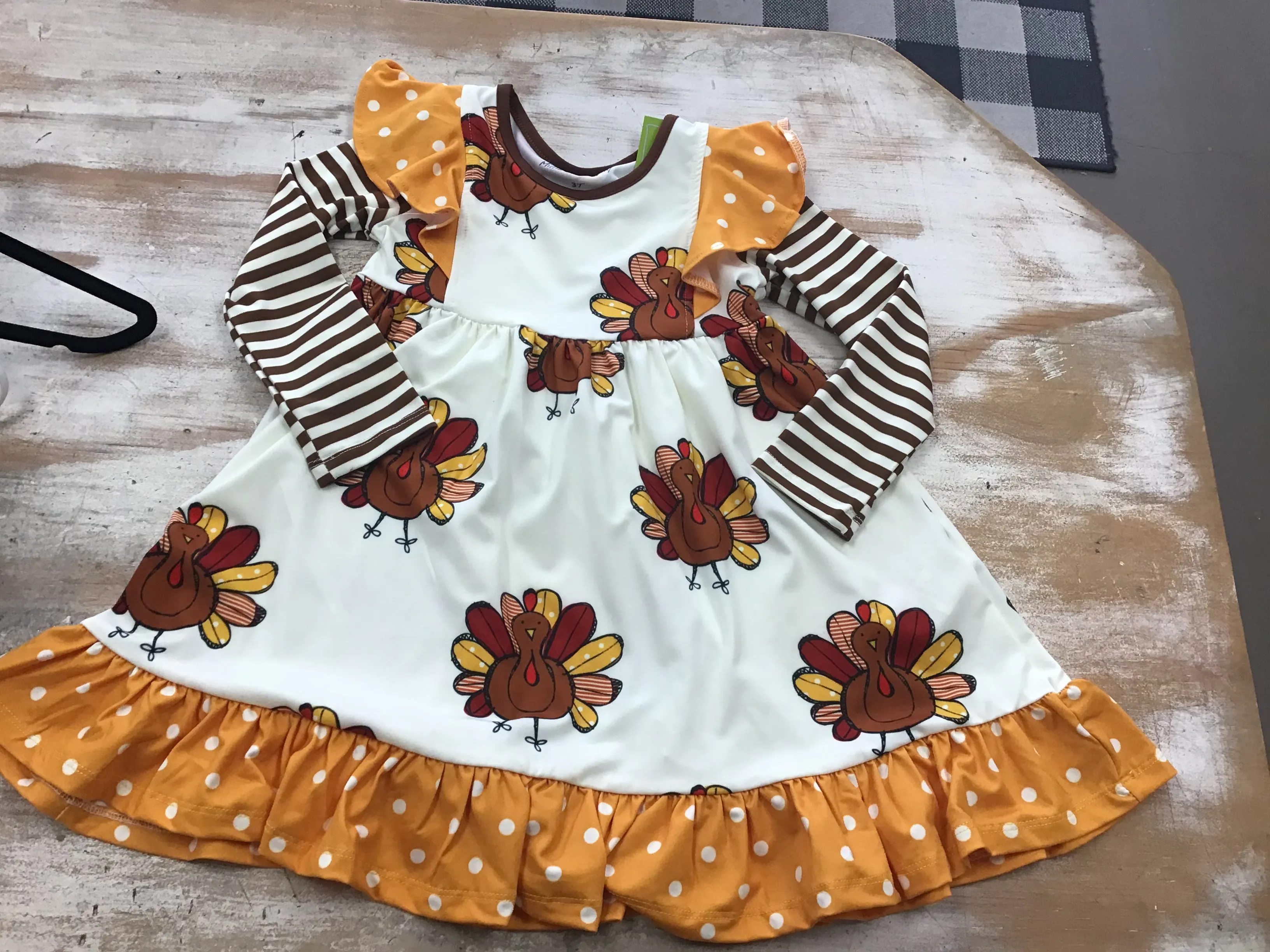Cream Turkey Dress