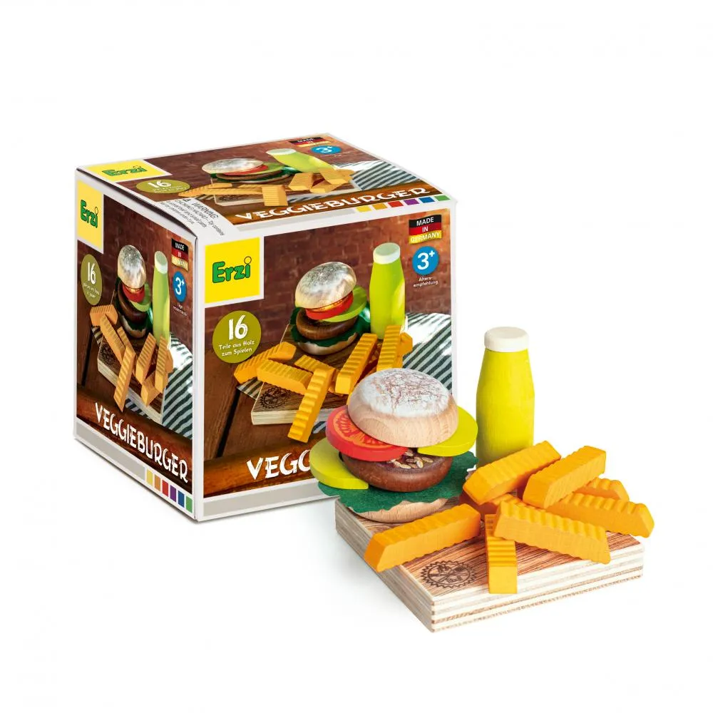 Erzi Wooden Veggie Burger Combo