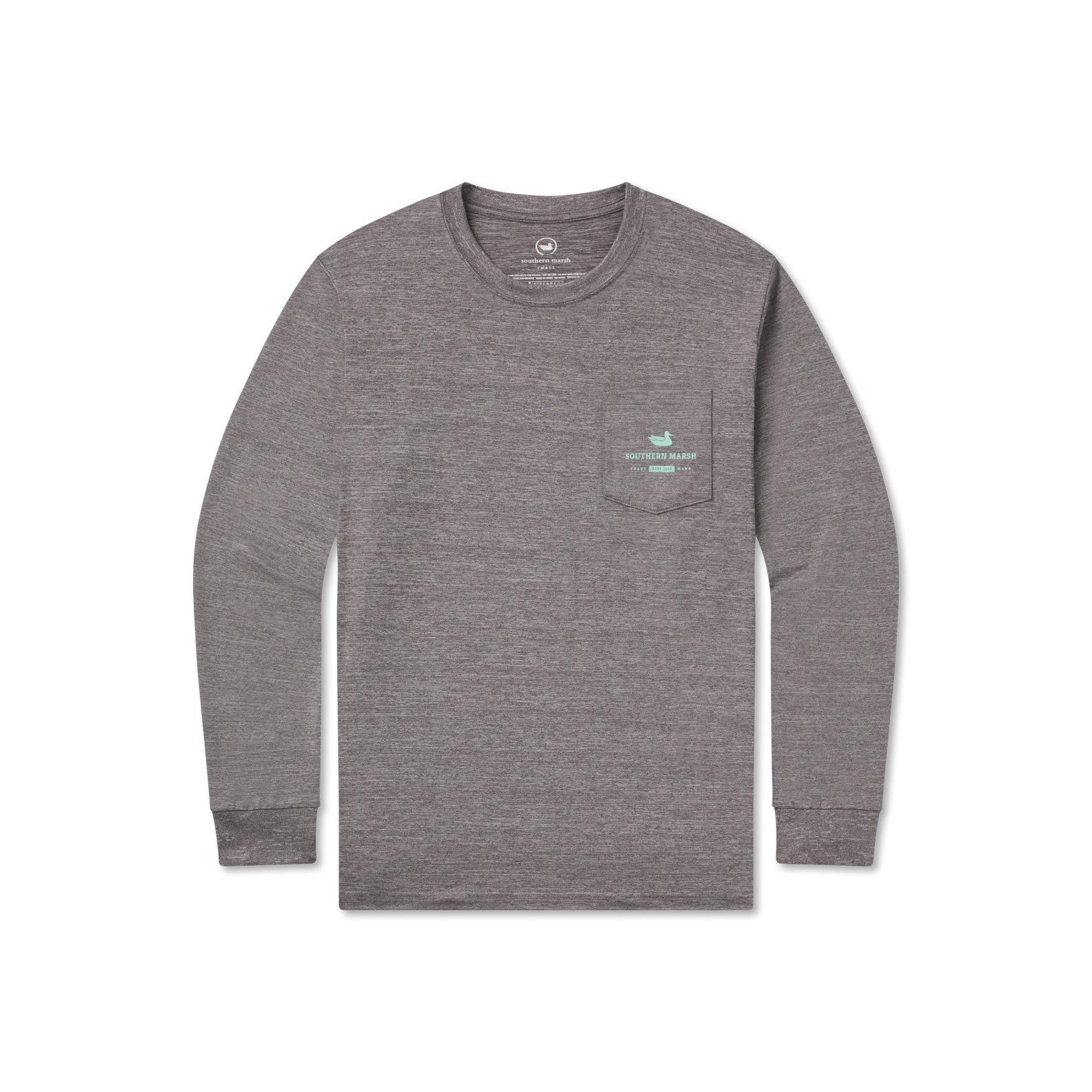 FieldTec Heathered Tee - Made in the Gulf - Tuna - Long Sleeve