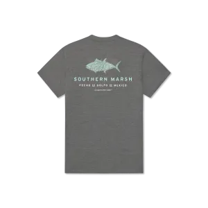 FieldTec Heathered Tee - Made in the Gulf - Tuna