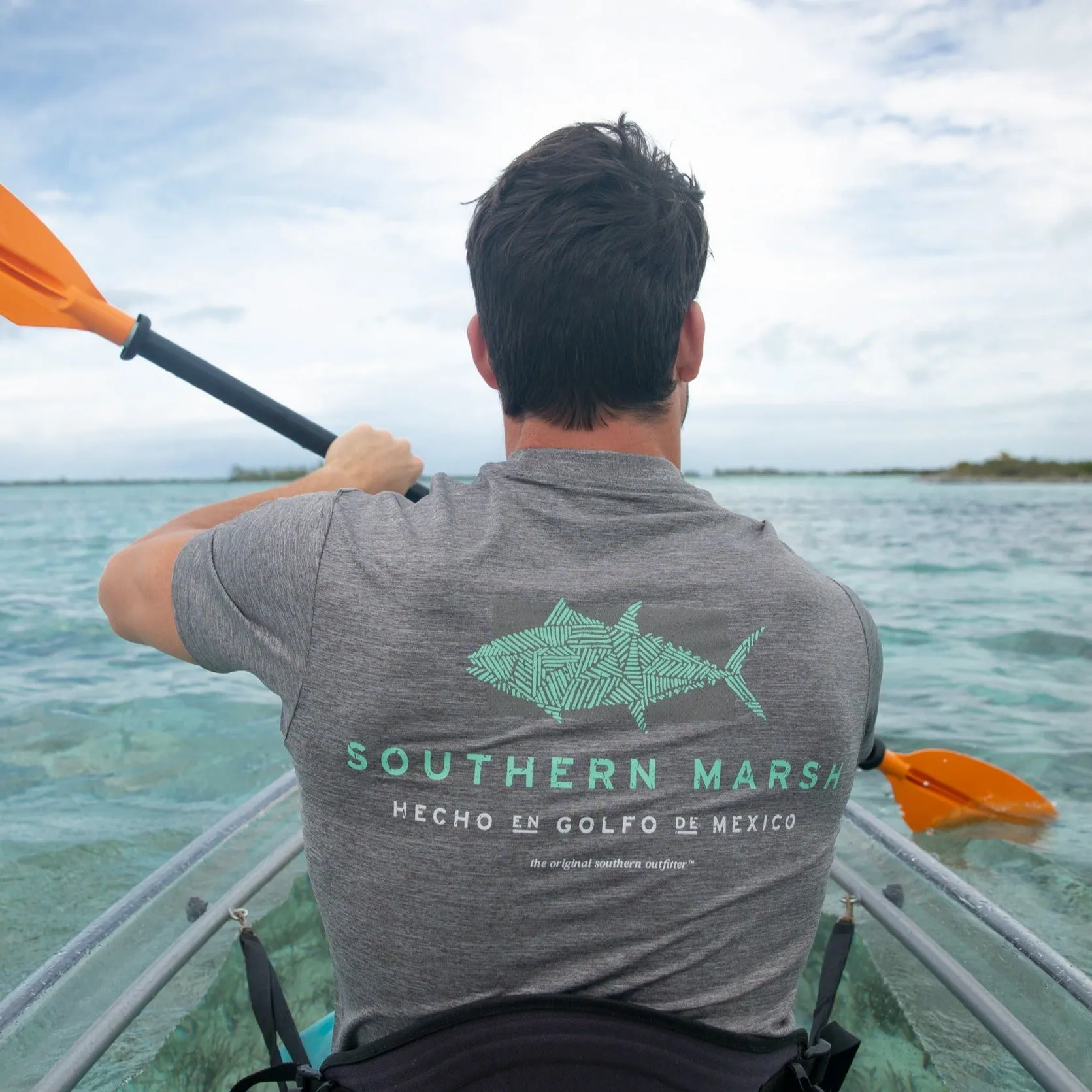 FieldTec Heathered Tee - Made in the Gulf - Tuna
