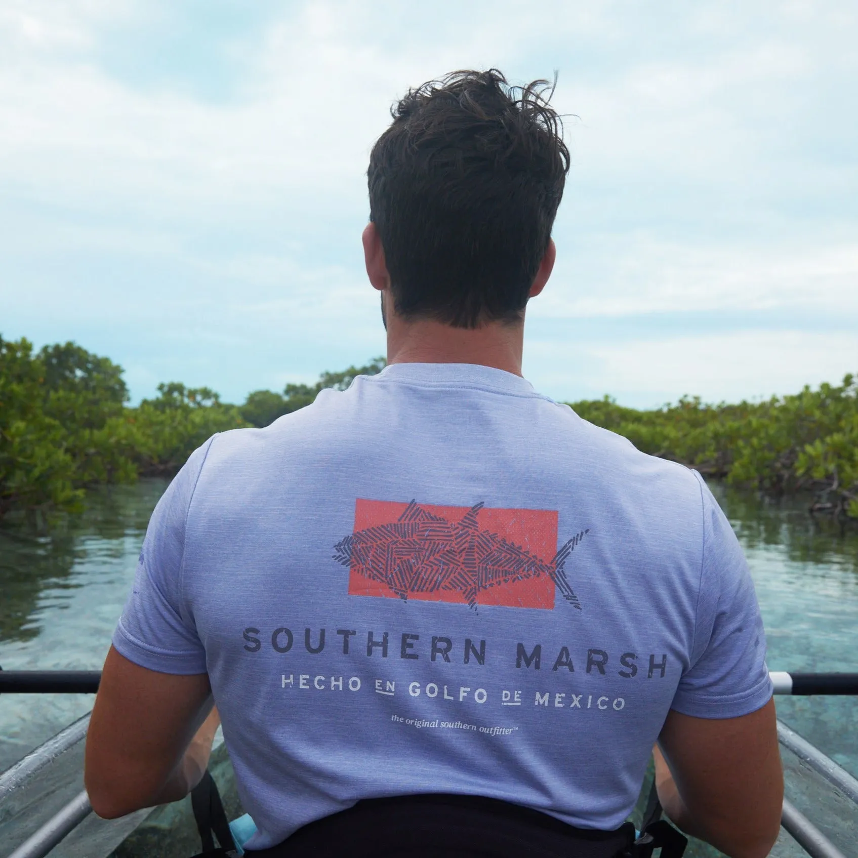FieldTec Heathered Tee - Made in the Gulf - Tuna