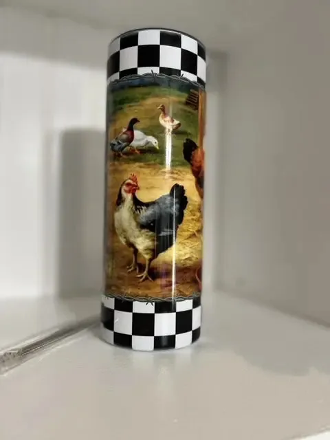 Harlequin Chicken Tumbler