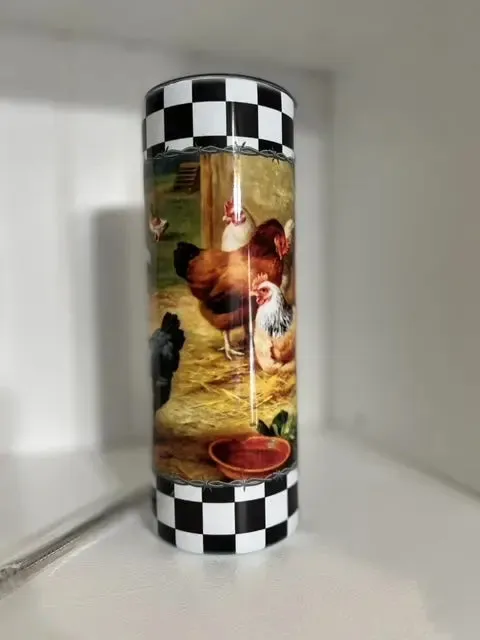 Harlequin Chicken Tumbler