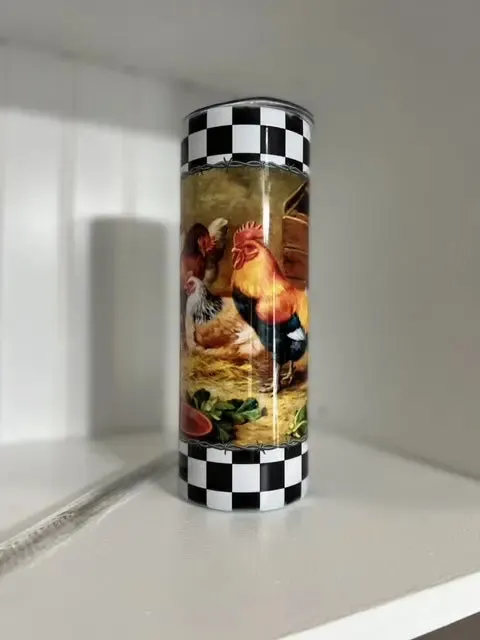Harlequin Chicken Tumbler