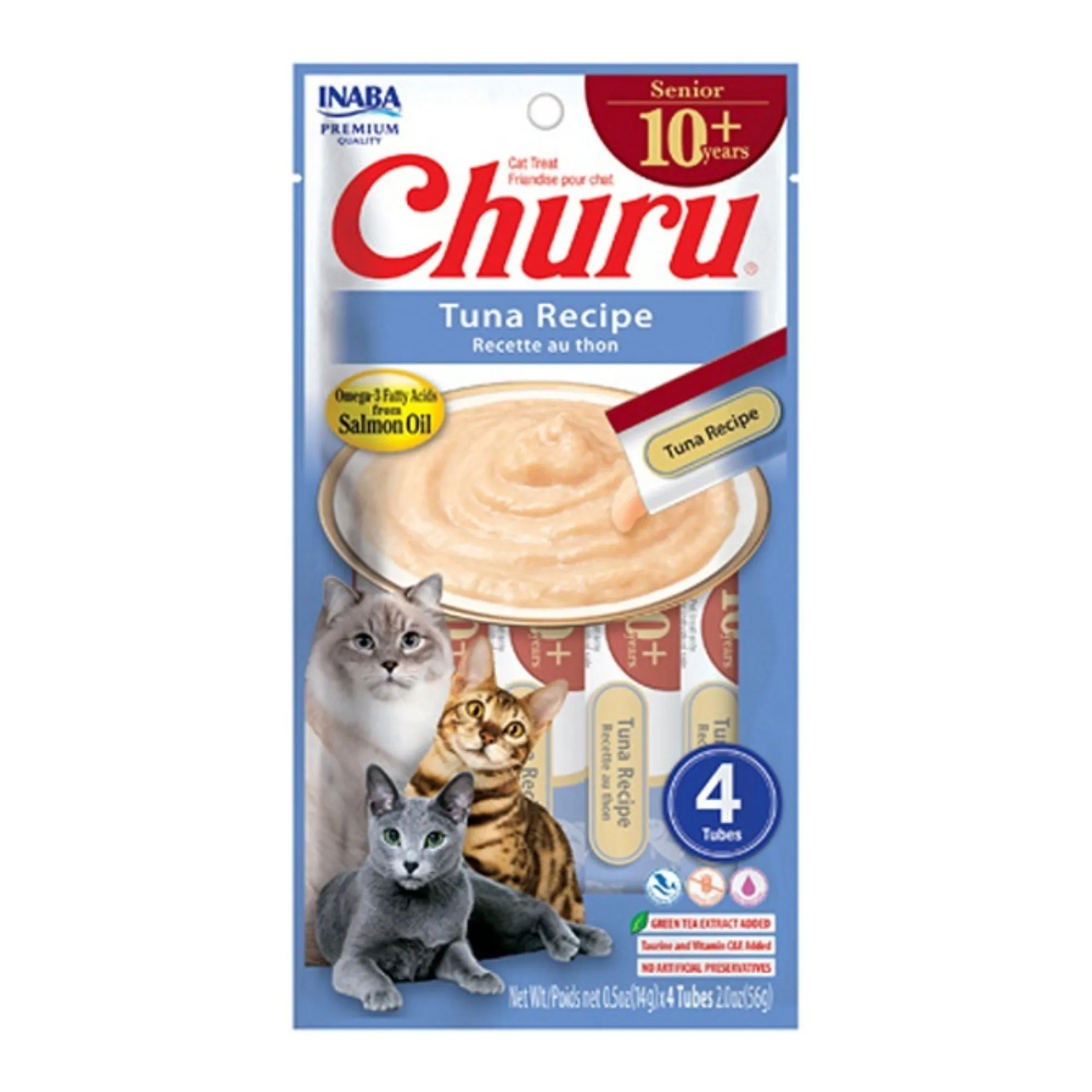 Inaba Churu Cat 2oz. Senior 10  Tuna