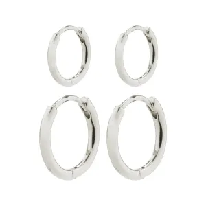 Pilgrim Jewelry ARIELLA 2-in-1 Huggie Hoop Set