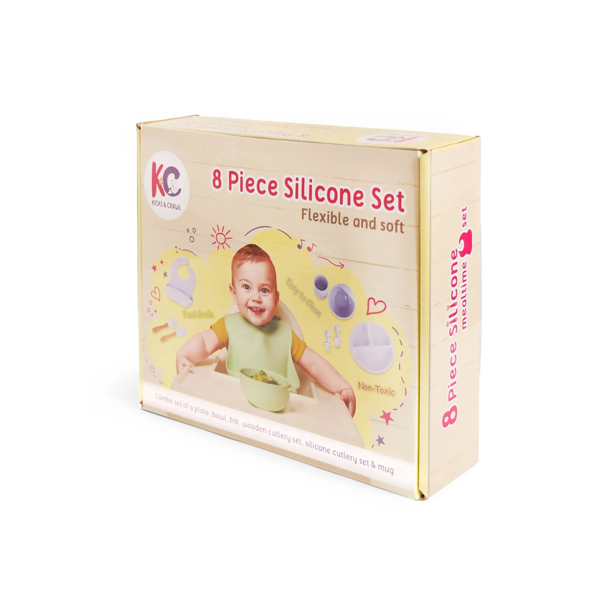 Pink MunchMate Meal Set
