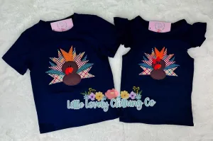 Plaid Turkey Boys Tee