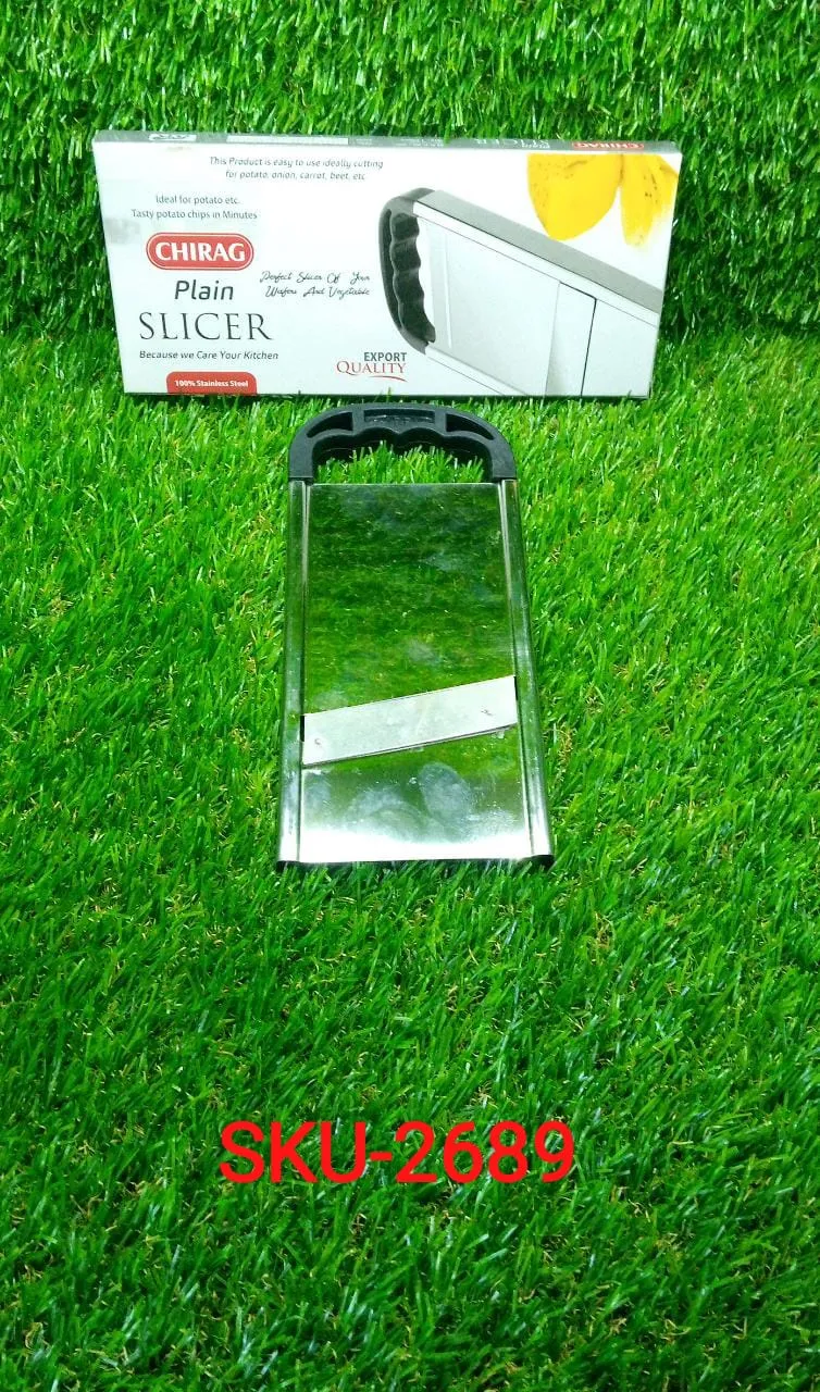Plain Potato Slicer used in all kinds of household kitchen purposes for cutting and slicing of potatoes.