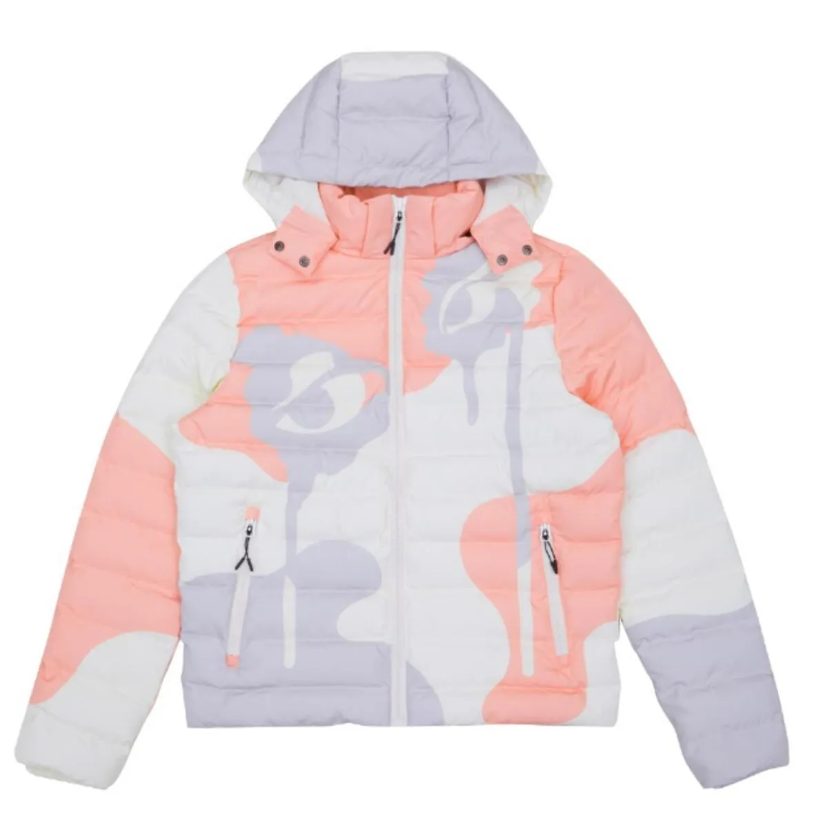 Roku Studio - 2022 Modern Camo Slick Eyes Puffer - Salmon - RK6480798