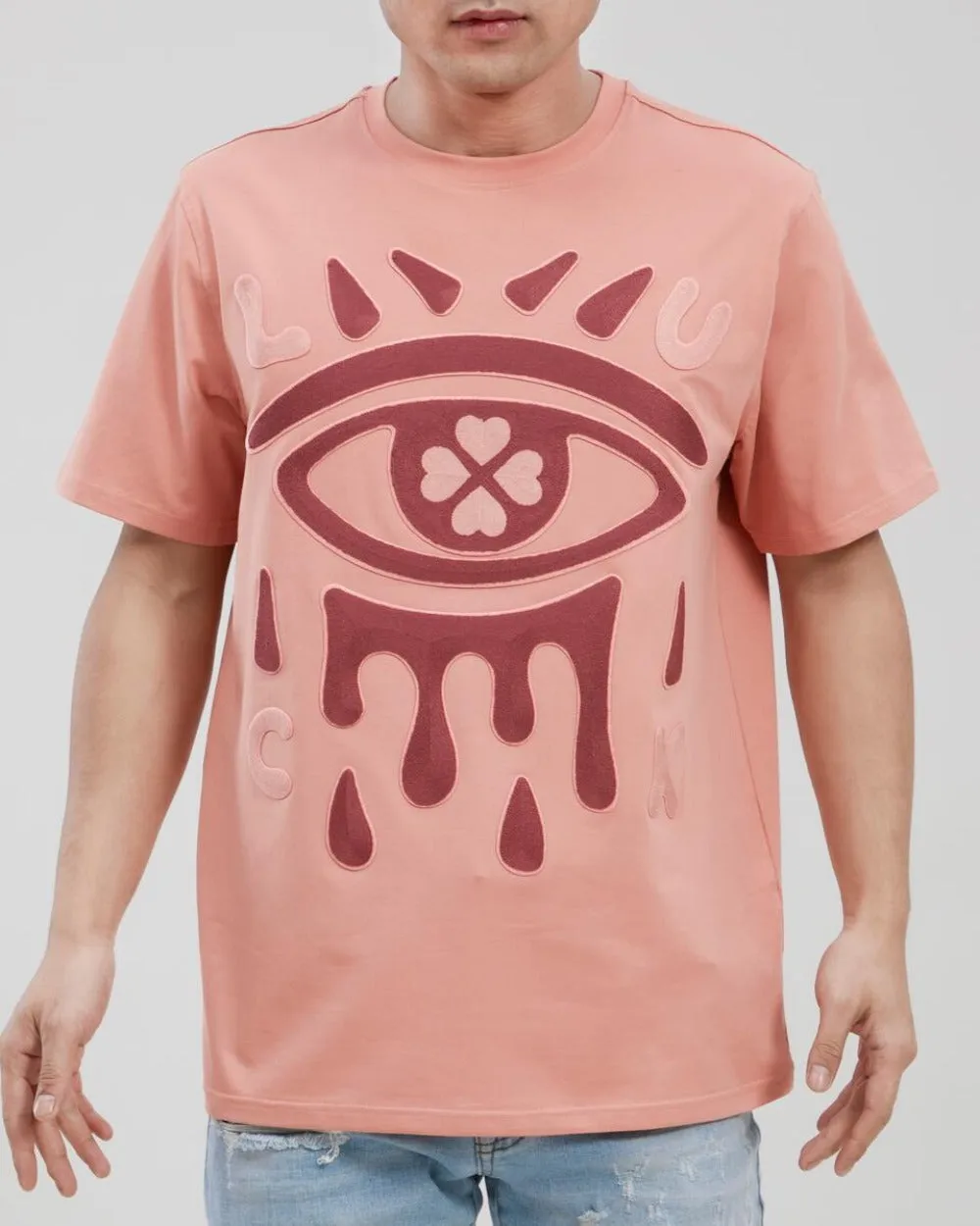 Roku Studio - Lucky Eye Tee - Salmon (RK1480943)