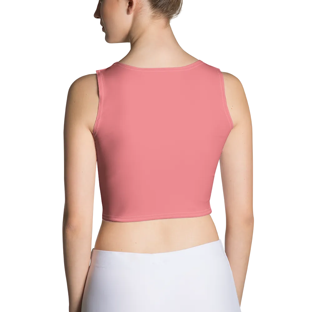 Salmon Pink Crop Top