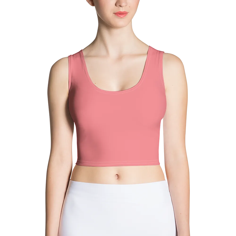 Salmon Pink Crop Top