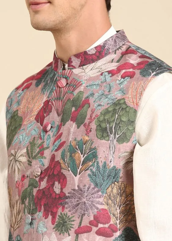 Salmon Pink Modi Jacket