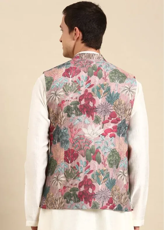 Salmon Pink Modi Jacket
