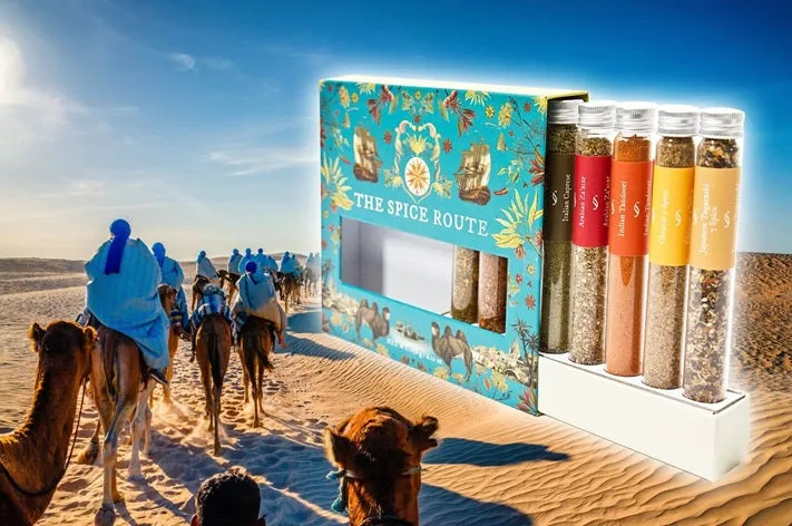 Spice Route | Superb Collection of Iconic and Exotic Spice Blends from Around the Globe | 8-Pack Gift Set