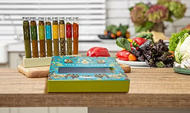 Spice Route | Superb Collection of Iconic and Exotic Spice Blends from Around the Globe | 8-Pack Gift Set