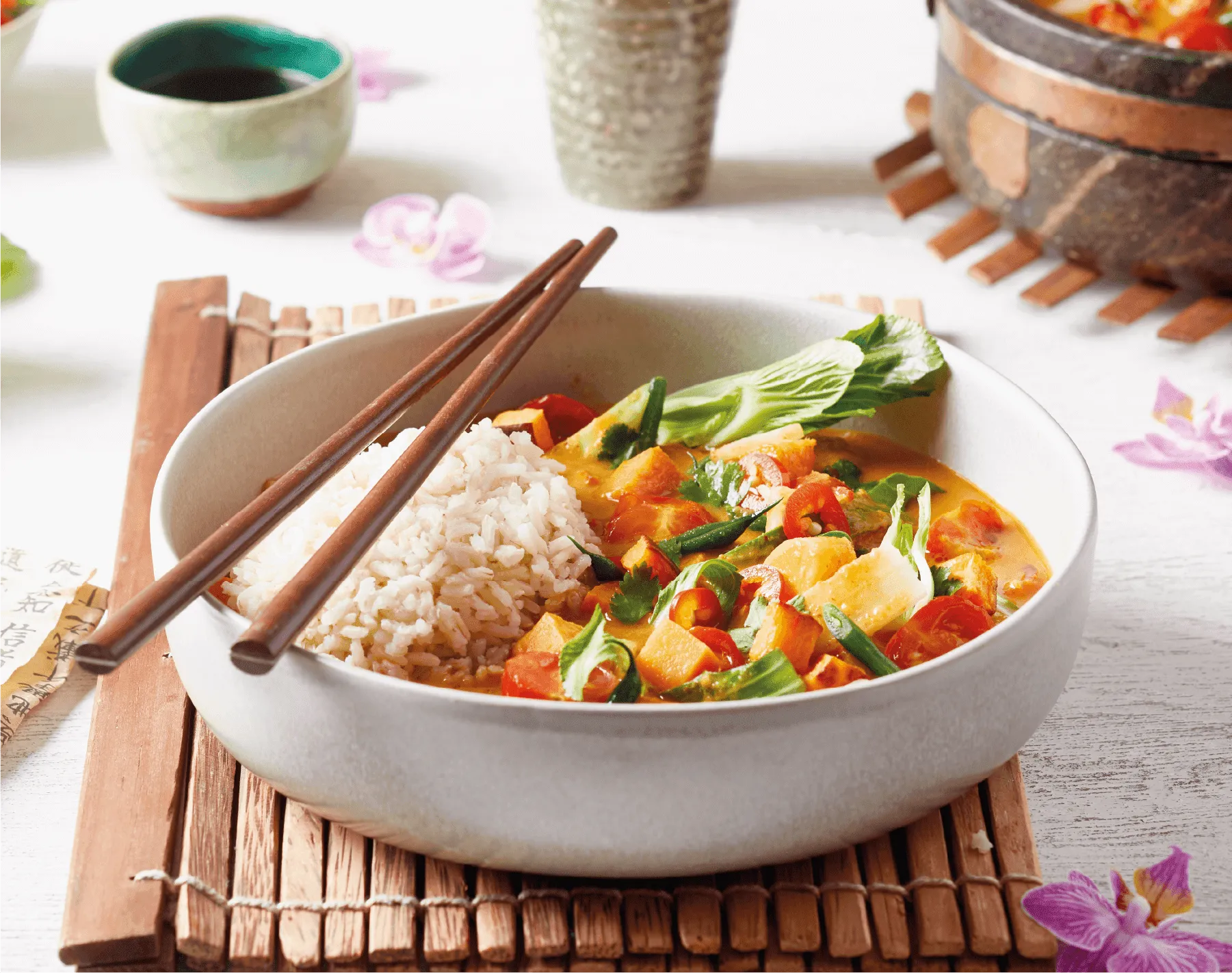 Sweet Potato & Cherry Tomato Curry