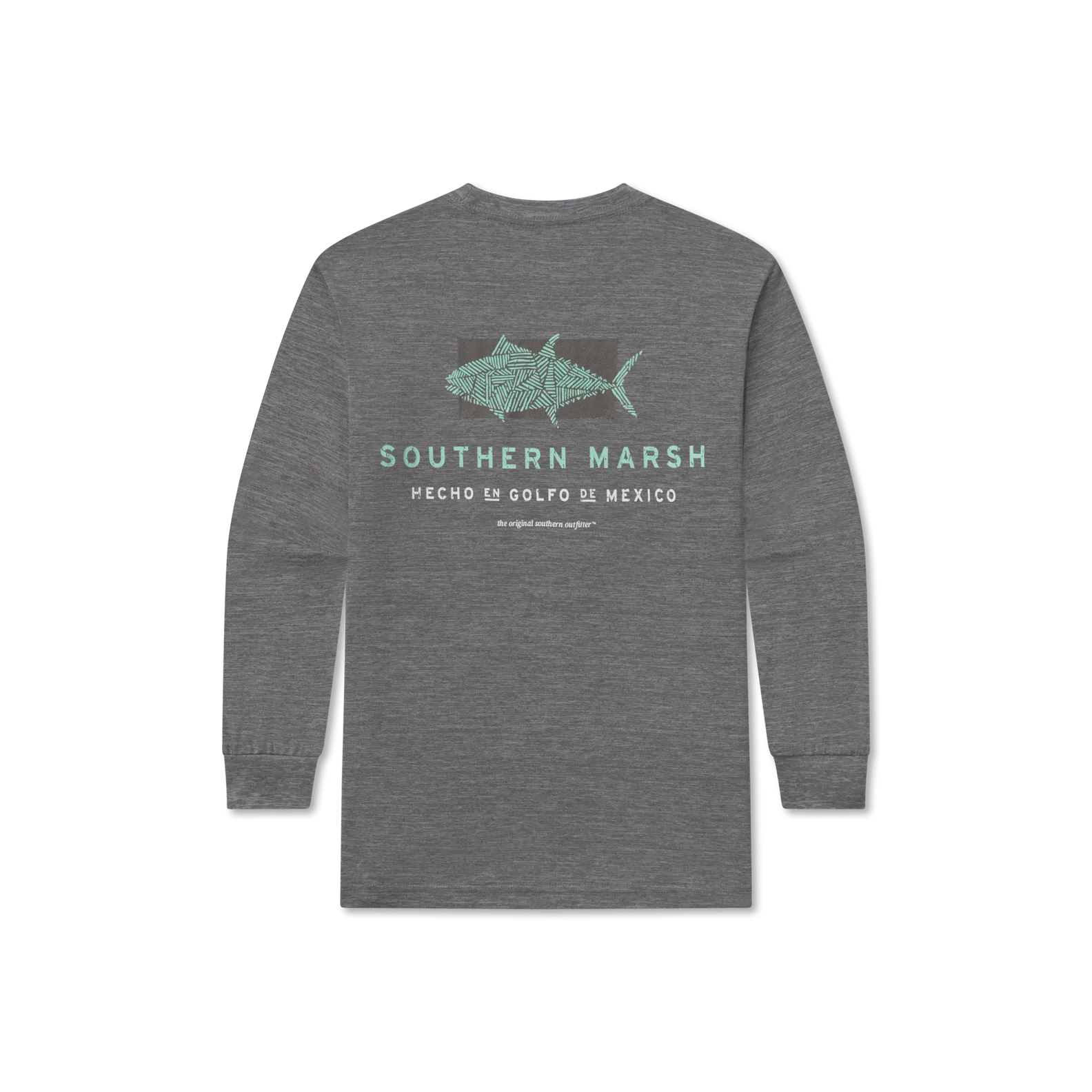 Youth FieldTec Heathered - Made in the Gulf - Tuna - Long Sleeve